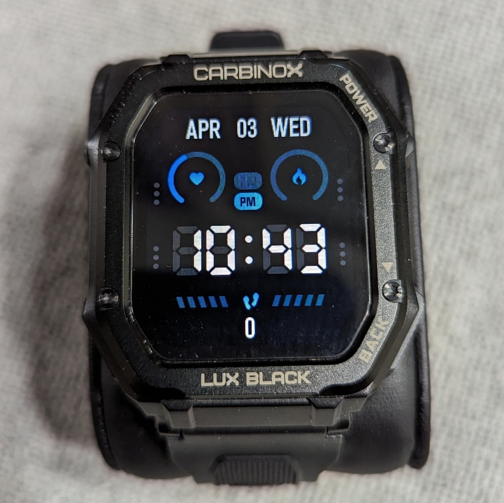 Carbinox Lux Black Smartwatch